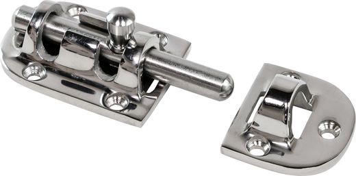 Задвижка дверная 90х39 мм, нержавеющая, Marine Rocket