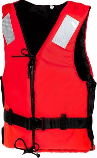 Жилет страховочный Active Zipper/reflex 50-70 кг, красный