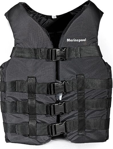Жилет страховочный Water Ski Vest 50-70 кг, черный