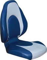 Кресло «racing», серое с синим