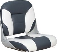 Кресло типа «Sport low back», белое с серым