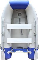 Надувная лодка ПВХ, Мореман 260 НДВД, белый/синий