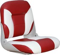 Кресло типа «Sport low back», белое с красным
