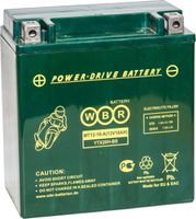 Аккумулятор свинцово-кислотный MT12-18-A (YTX20H-BS), WBR