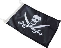 Флаг пиратский Веселый Роджер 30 х 40