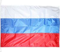 Флаг России, шитый