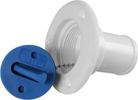 Горловина заливная для воды, пластиковая, белая, под шланг 38 мм