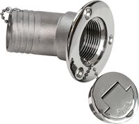 Горловина заливная угловая для бензина 38 мм, Marine Rocket