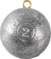 Грузило для даунриггера, шар свинцовый 2 lb (0.91 кг)