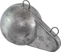 Грузило для даунриггера, шар с крылом и двумя ушами 10 lb (4.5 кг)