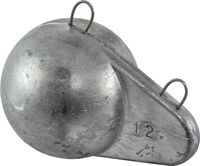 Грузило для даунриггера, шар с крылом и двумя ушами 12 lb (5.4 кг)