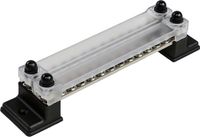 Колодка распределительная электромонтажная с защитной крышкой, 2 планки по 12 контактов