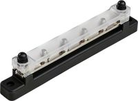 Колодка распределительная электромонтажная с защитной крышкой, 4 контакта