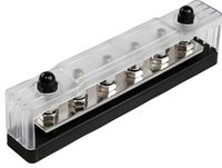 Колодка распределительная электромонтажная с защитной крышкой, 6 контактов