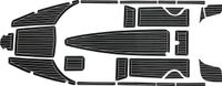 Комплект палубного покрытия Marine Rocket для Феникс 600HT, тик черный, белая полоса, с обкладкой