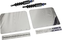 Комплект транцевых плит, размер 12"х9", Nauticus