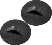 Крепление леера, D 136мм, черное, 2 шт