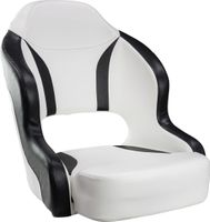 Кресло Deluxe Sport мягкое, обивка белый/черный винил