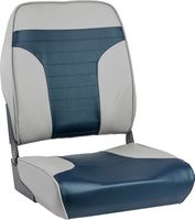 Кресло мягкое складное Marine Rocket, обивка винил, цвет серый/синий