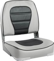 Кресло мягкое складное, обивка винил, цвет серый/угольный, Marine Rocket