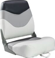 Кресло мягкое складное Premium, обивка винил, цвет белый/серый/угольный, Marine Rocket