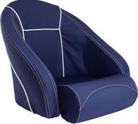 Кресло ROMEO мягкое, подставка, обивка ткань Markilux темно-синяя (упаковка из 2 шт.)