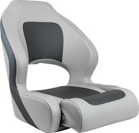 Кресло с болстером Delux Sport Flip Up, обивка винил, цвет угольный/серый