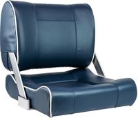 Кресло с перекидной спинкой, обивка винил, цвет синий