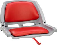 Кресло складное мягкое TRAVELER, цвет серый/красный