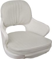 Кресло YACHTSMAN, съемные подушки, материал белый винил