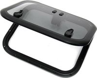 Люк палубный распашной Альбатрос 572x457 (черное исполнение)