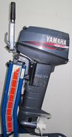Мотор лодочный Yamaha 25NMH, б/у