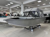 Моторная лодка, Триера 460 FISH_new, серый