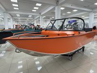 Моторная лодка, Триера 470 BR, оранжевый