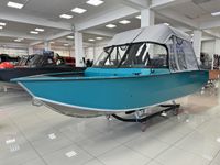 Моторная лодка, Триера 470 FISH, бирюзовый