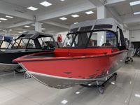 Моторная лодка, Триера 470 FISH, красный