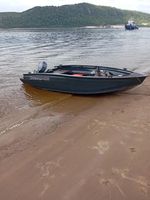 Моторная лодка, Xstream 400 румпель, графит с Marine Rocket MR9.9FHS