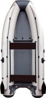 Надувная лодка ПВХ Allaska Drive 390 Lux, фальшборт, серый/серый, SibRiver