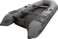 Надувная лодка ПВХ, Навигатор 350Lite НДНД, серый-графит, FORZA