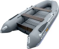 Надувная лодка ПВХ SOLAR-350 К (Оптима), cерый