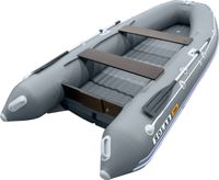 Надувная лодка ПВХ SOLAR-380 К (Оптима), серый