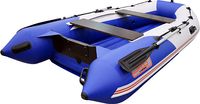 Надувная лодка ПВХ, STELS 315 Аеро НДНД, синий/белый