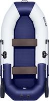Надувная лодка ПВХ, Таймень NX 270 Комби, светло-серый/синий