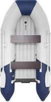 Надувная лодка ПВХ, Таймень NX 2800 НДНД, светло-серый/синий