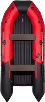 Надувная лодка ПВХ, Таймень NX 4000 НДНД PRO, красный/черный