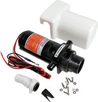 Насос электрический для унитаза, круглый фланец 12 В, SeaFlo