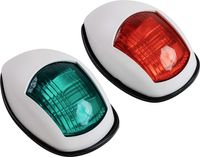 Огни ходовые светодиодные, комплект, белый корпус, 10-30 В