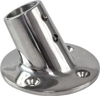 Основание стойки леера (25,4 мм), 60 град, круглое, Marine Rocket