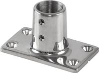 Основание стойки леера (25,4 мм), 90 град, прямоугольное, Marine Rocket