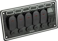 Панель бортового питания 5 переключателей, USB зарядка